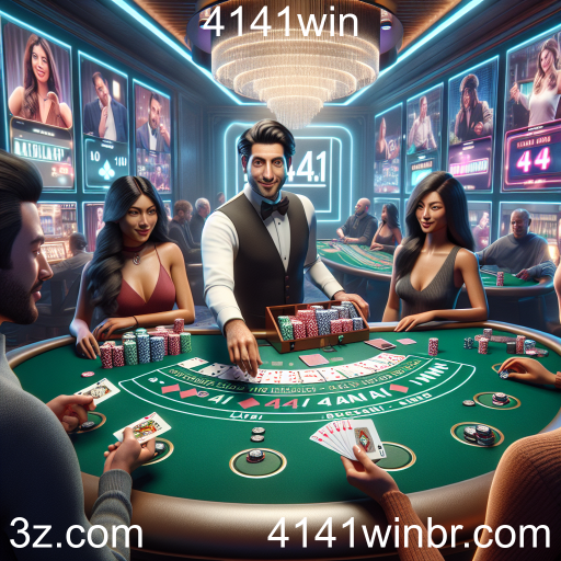 Experiência Imersiva nos Jogos Ao Vivo da 4141win